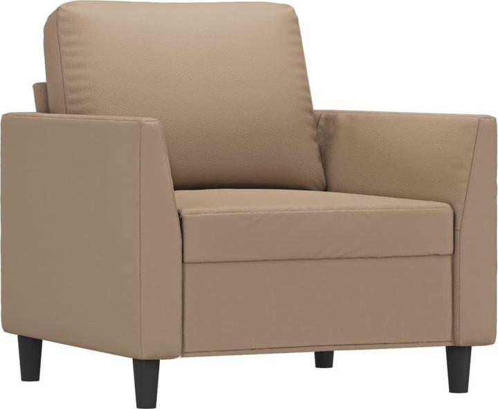 Immagine prodotto vidaXL Set divano 4 pezzi con cuscini cappuccino-marrone (2 posti, 3 posti)