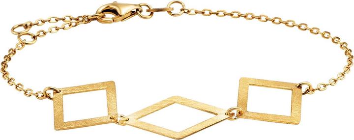 Immagine prodotto Der Kettenmacher Bracciale a rombi (19 cm, Argento 925)