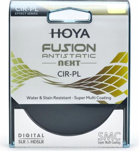 Actual product image Hoya Fusion Antistatic Next CIR-PL Filter (72 mm, Polarizing filter)