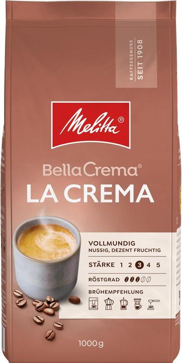 Actual product image Melitta Bella Crema Lacrema (1000 g, Medium roast)