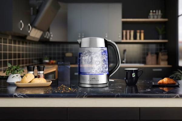 Produktbild ETA ETA415490000 Crysten Kettle, 1.7 L, Glass/Stainless Steel (1.70 l)