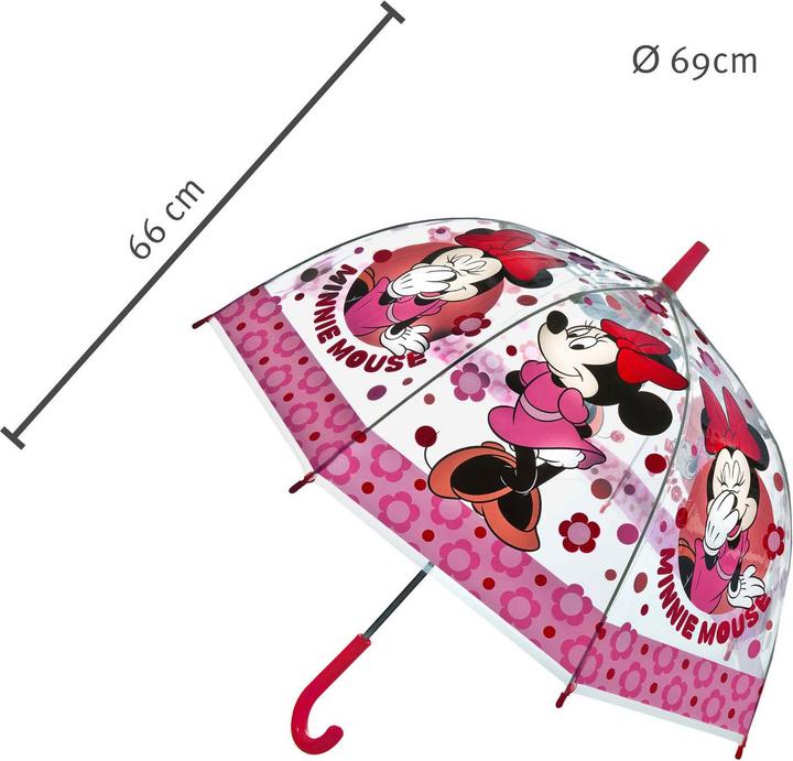 Produktbild Undercover Transparenter Regenschirm Minnie Mouse