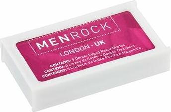 Actual product image Men Rock London - Náhradná Å¾iletky do holicího strojku (Double Edged Razorades) 5 ks