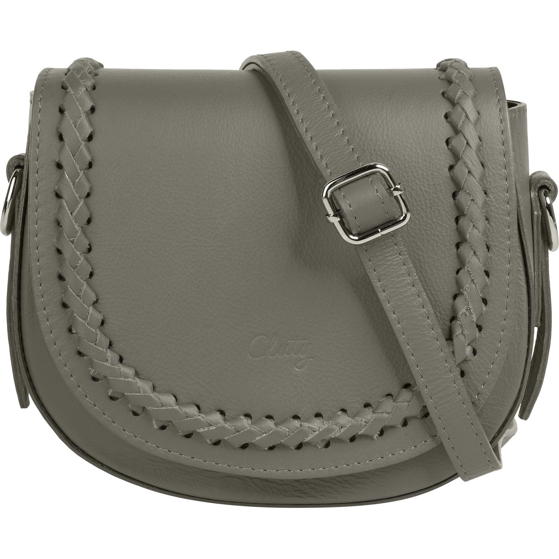 Cluty, Handtasche, Umhängetasche, Grau