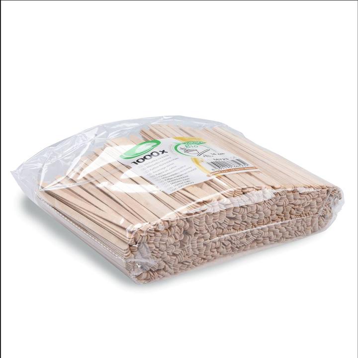 Actual product image Wimex.eu Wooden stirring sticks 14cm - 1000 pieces (1000 x)