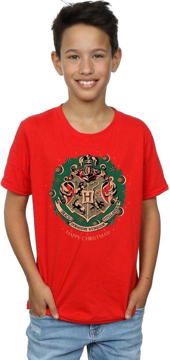 Produktbild WeihnachtsTShirt Jungen mit Kranz aus Baumwolle (152, 158)