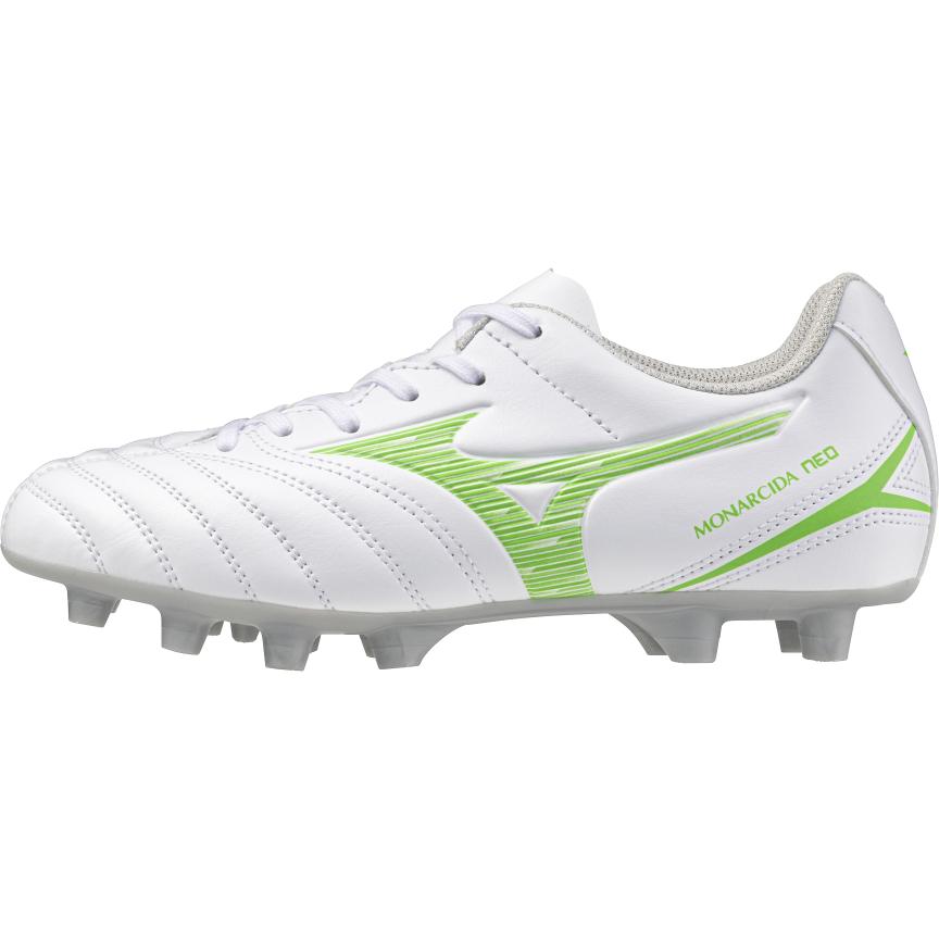 Mizuno, Unisex, Fussballschuhe, Monarcida Neo Iii Select Jr Fg (38), Weiss