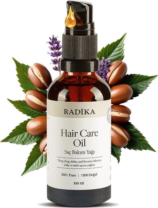 Radika Sérum capillaire, vitamine AEF, 100% pure, BIO, naturelle, 100 ml (100 ml)