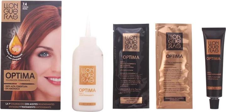 Image du produit Llongueras OPTIMA couleur de cheveux #7.4-copper (#7.4 - Blond cuivré)