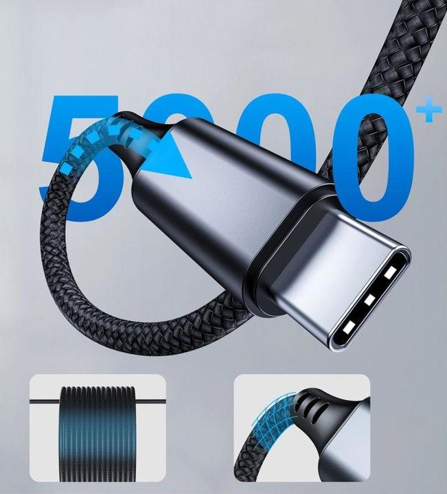 Image du produit Choetech type-c to 3.5mm male audio cable 1meter, braid material (1 m)