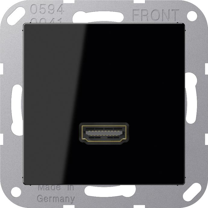JUNG, Zubehör Schalterprogramm, HDMI-Steckdose A UPmont Kanaleinb 1HDMI MAA1112SW