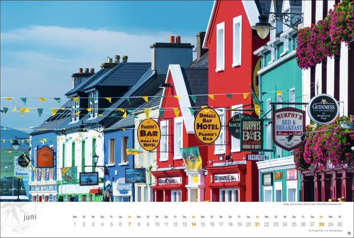 Produktbild Irland Globetrotter Kalender 2026 - Von rauen Küsten und grünen Hügeln (58 x 39 cm)