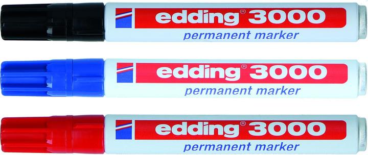Actual product image Edding Permanent marker 3000 (Red, 3 mm, 10 x)
