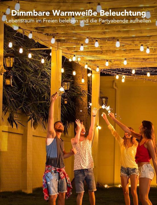 Image du produit Govee Guirlande lumineuse LED Smart RGBICW (15 m)
