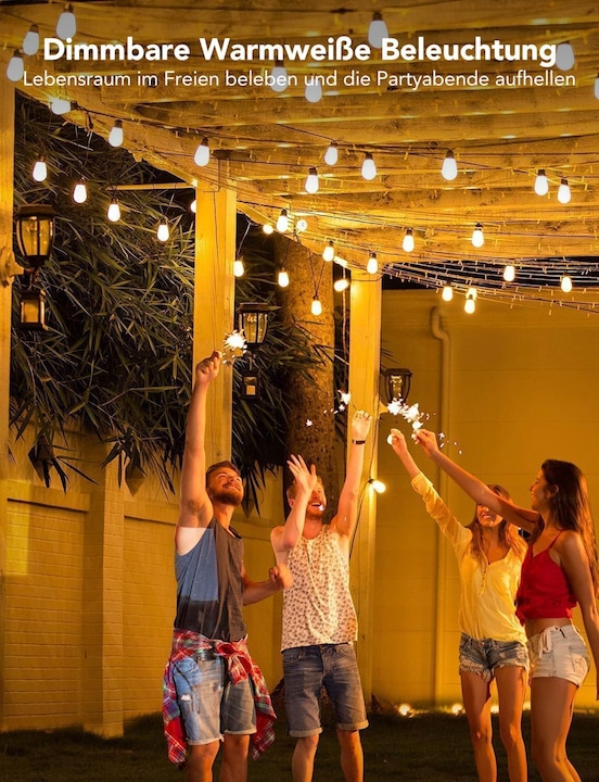 Image du produit Govee Guirlande lumineuse LED Smart RGBICW (15 m)