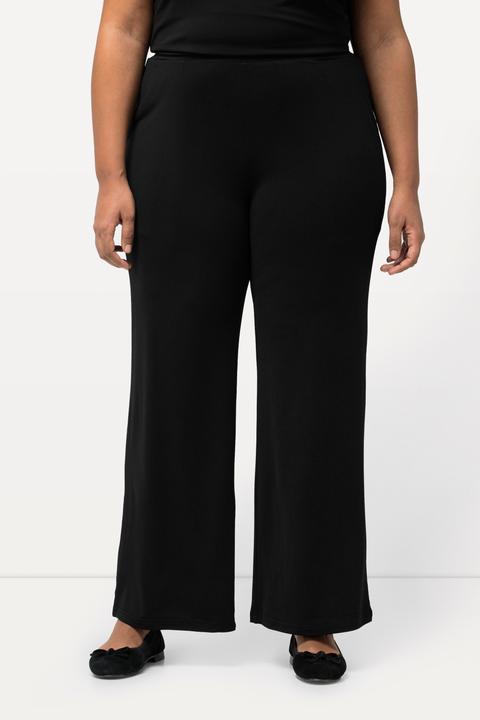 Produktbild Ulla Popken Hose, Jersey, weites Bein, Elastikbund (58, 60)