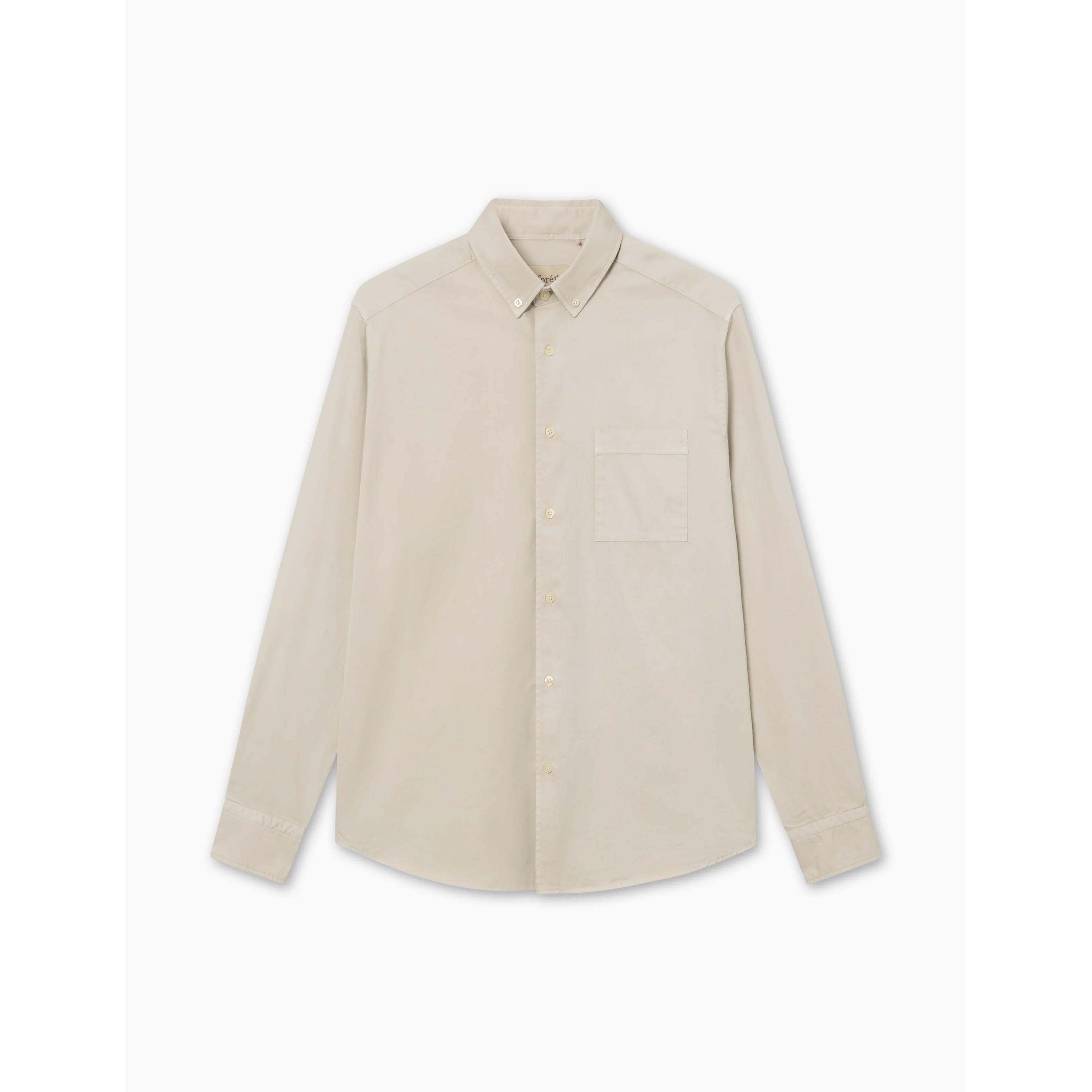 Forét, Herren, Hemd, Camp Light, Braun, (L)
