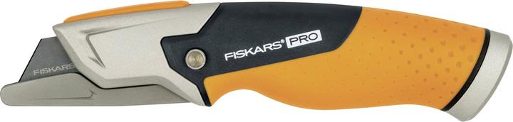 Fiskars Utility knife with fixed blade, length 18.2 cm, Stainless steel/plastic, Black (Cutters)
