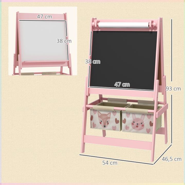Image du produit Aiyaplay Tableau pour enfants avec rouleau de papier et sac à suspendre