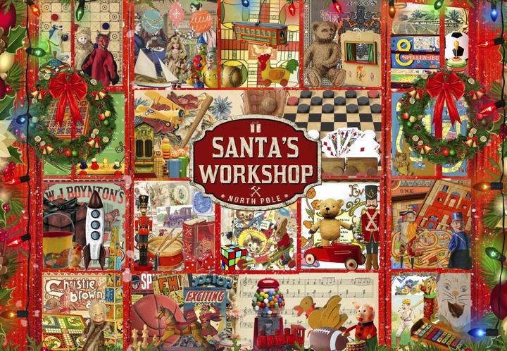 Image du produit Bluebird Puzzle 1000 pieces Santas Workshop (1000 pièces)
