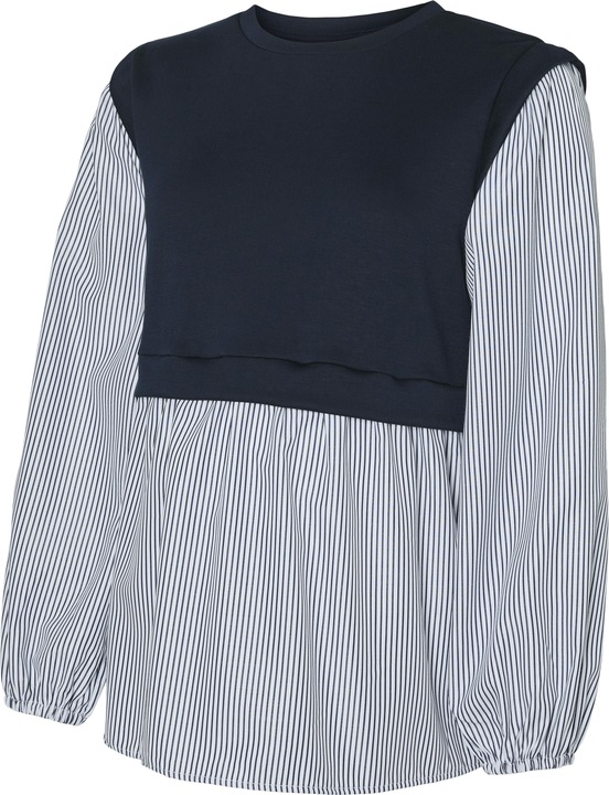 Actual product image Mamalicious Regular fit Round neck Wide sleeves Top blouse (M)