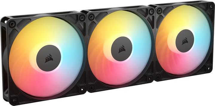 Produktbild Corsair PC-Lüfter R5 120-R ARGB Schwarz, Beleuchtung: Ja (120 mm, 3x)