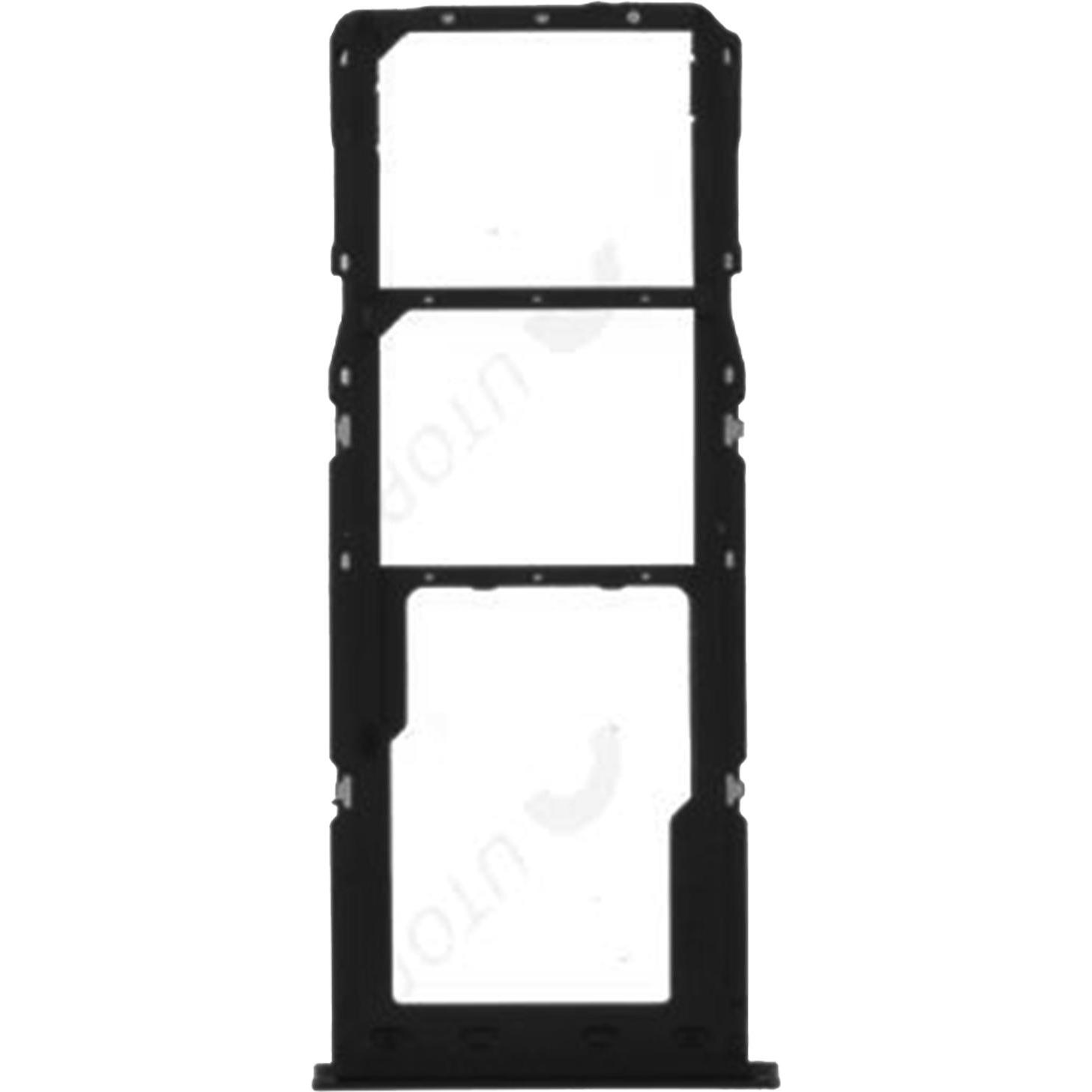 Clappio Ersatz Sim-Halter (SIM-Halterung, Galaxy A13), Mobilgerät Ersatzteile, Schwarz