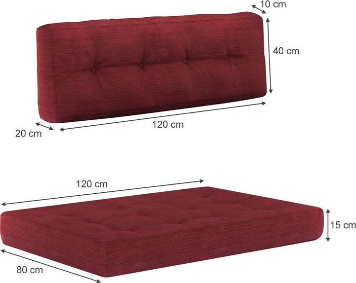 Produktbild Vicco Palettenkissen Set