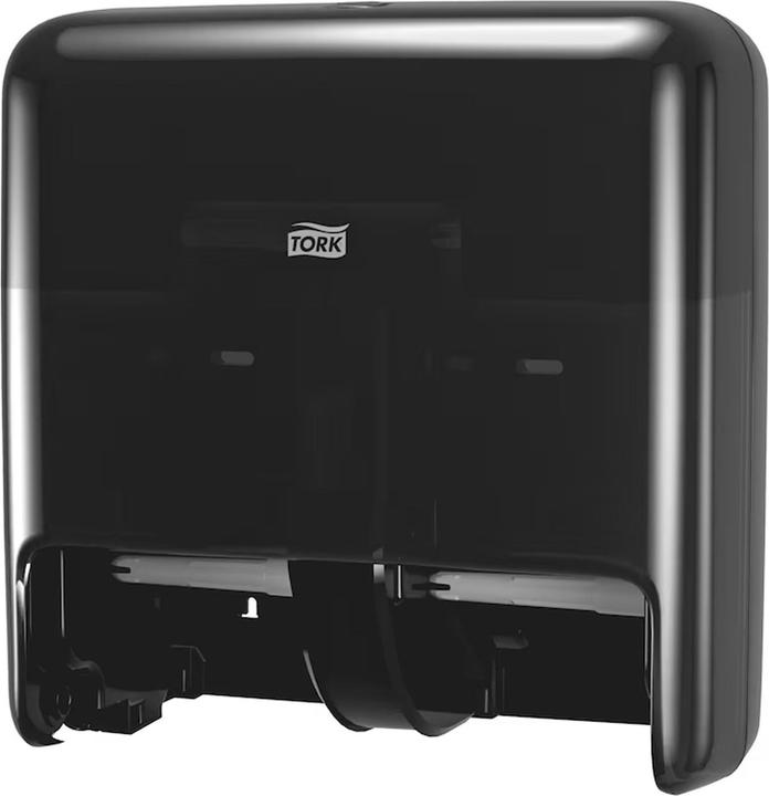 Produktbild Tork OptiServe Dispenser 4 ruller Toiletpapir uden hylse. Sort