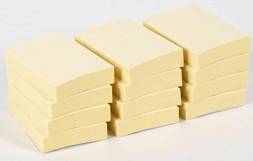 Actual product image Office Depot Sticky notes Recycled 38 mm x 51 mm Yellow (38 x 51 mm)