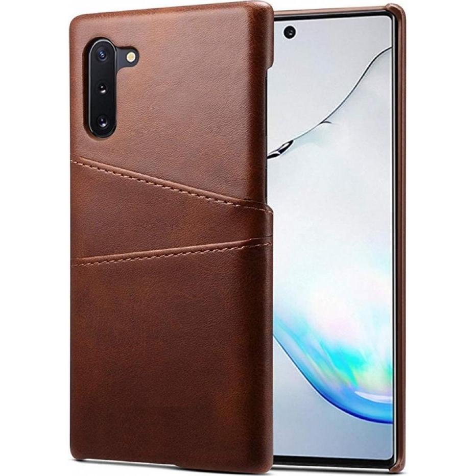 Thumbnail - Screenguard Samsung Galaxy Note10 CardCaddy Leder Backcase mit Kartenfächern (Samsung Galaxy Note 10), Smartphone Hülle,...