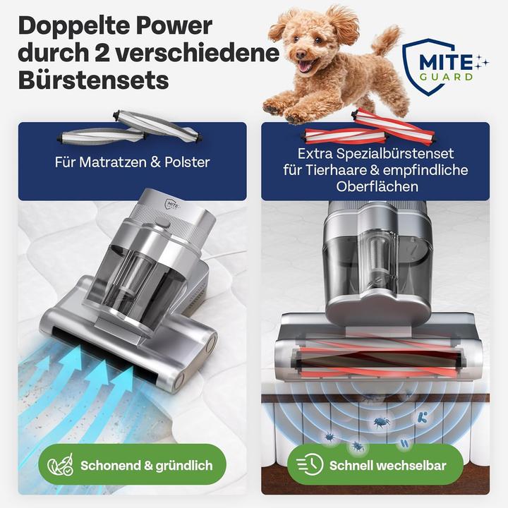 Produktbild Miteguard Milbensauger für Matratzen & Polster mit UV-Licht