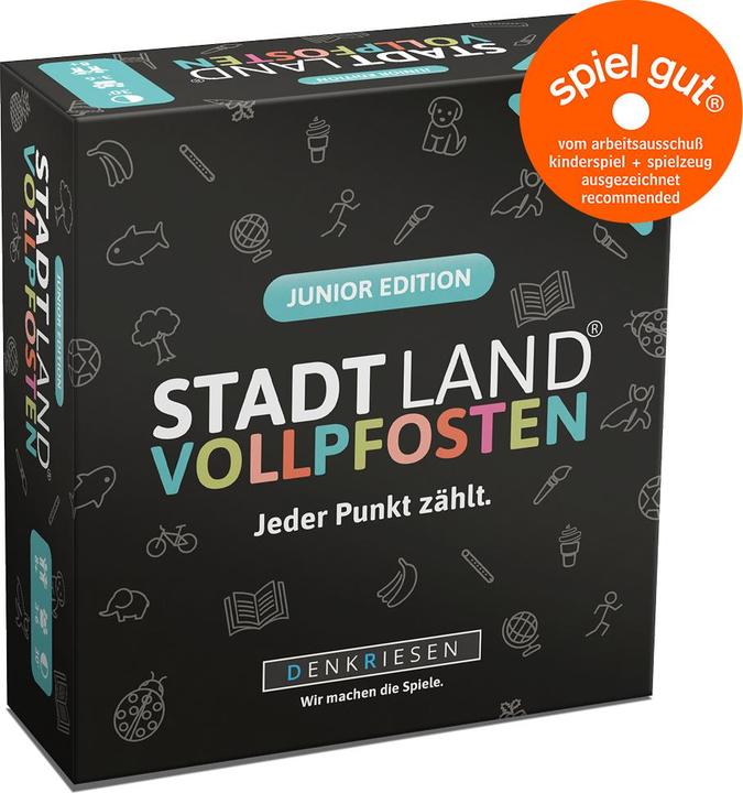 Actual product image Denkriesen Stad Land Vollpfosten - Card game Junior Edition (d) (German, 3 - 6 Players)
