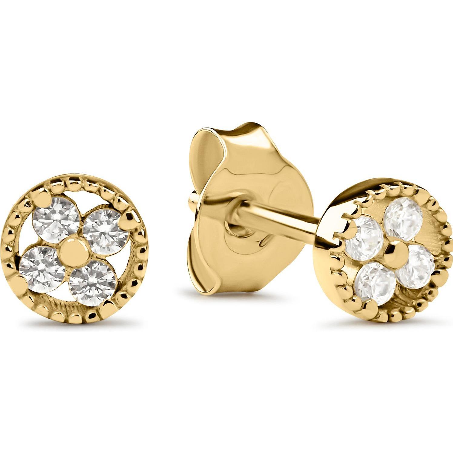 Thumbnail - Favs, Ohrringe, Ohrstecker, (375er Gelbgold)