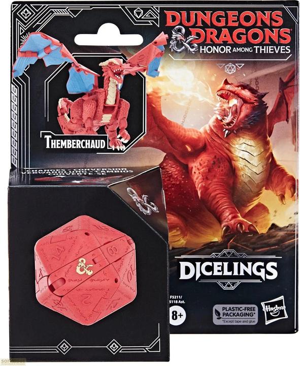 Actual product image Dungeons & Dragons Ehre unter Dieben D&D Dicelings Roter Drache, D&D Drachenspielzeug zum Sammeln, A