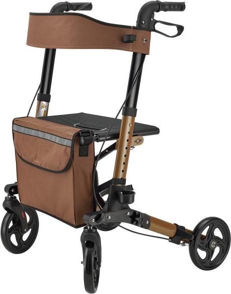 Produktbild Juskys Klappbarer Rollator Vital mit Sitzfläche & Einkaufstasche