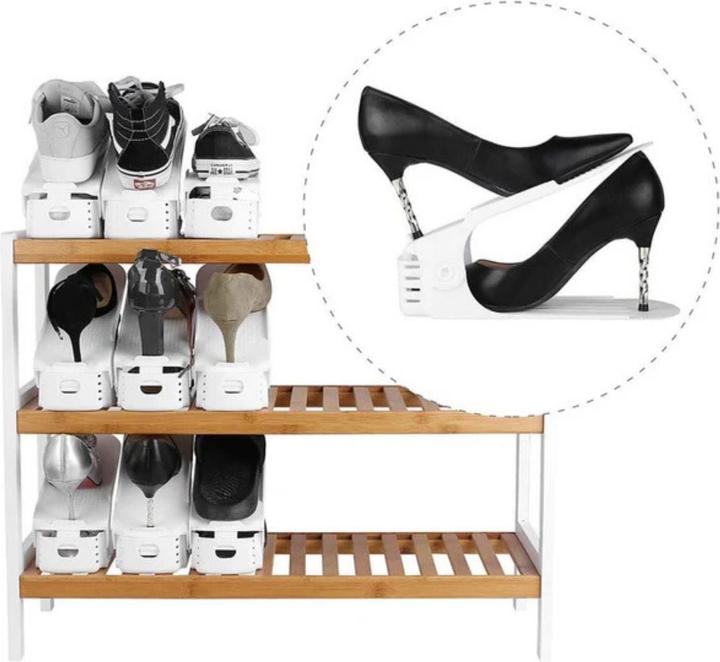 Actual product image Hermex Shoe rack Shoe rack white