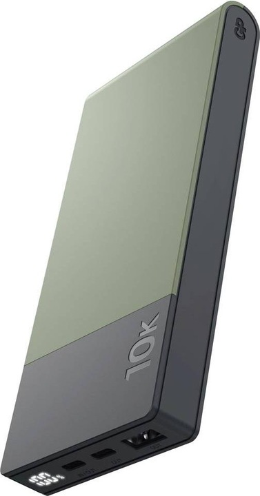 Produktbild GP Batteries GP PowerBank M2+ 10C 10000mAh 2xUSB-C/1xUSB-A grün LED-Anzeige (10000 mAh, 22.50 W, 37 Wh)