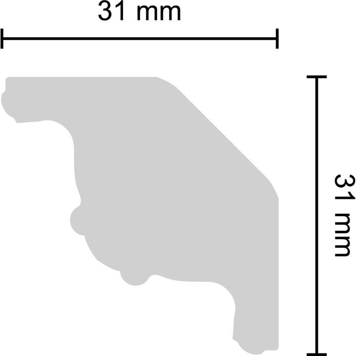 Produktbild Decosa Zierprofile Polystyrol formgeschäumt