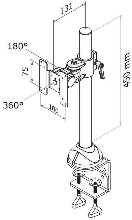 Produktbild Neomounts Fpma-D965 (Tisch, 30", 12 kg)