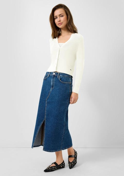 Produktbild s.Oliver Strickjacke Gerippte Strickjacke aus Viskosemix (M)