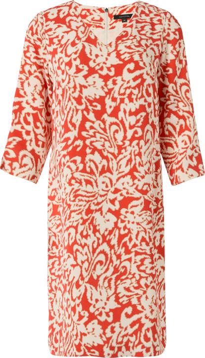 Image du produit Comma Kleid Gemustertes Kleid aus Crêpe (40)