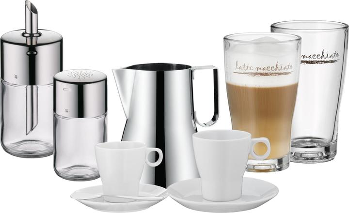 Produktbild WMF Milchkännchen Sahnekännchen Sahnedosierer mit Deckel 240 ml Barista Glas