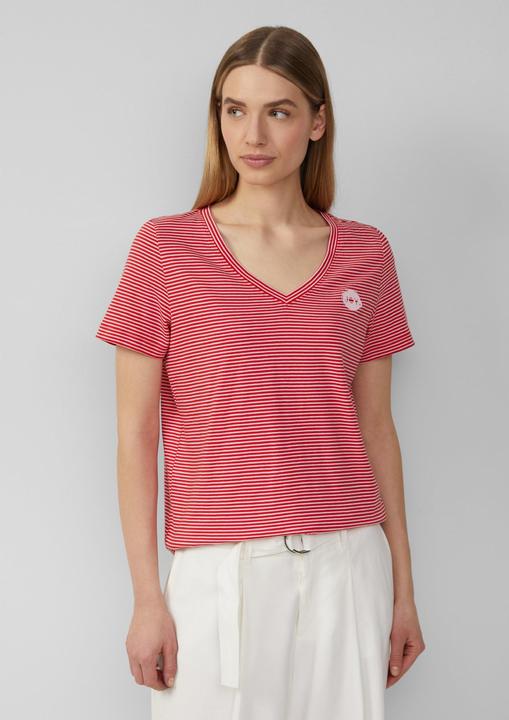 Immagine prodotto S.Oliver T-Shirt T-Shirt mit V-Ausschnitt und Print-Detail (34)