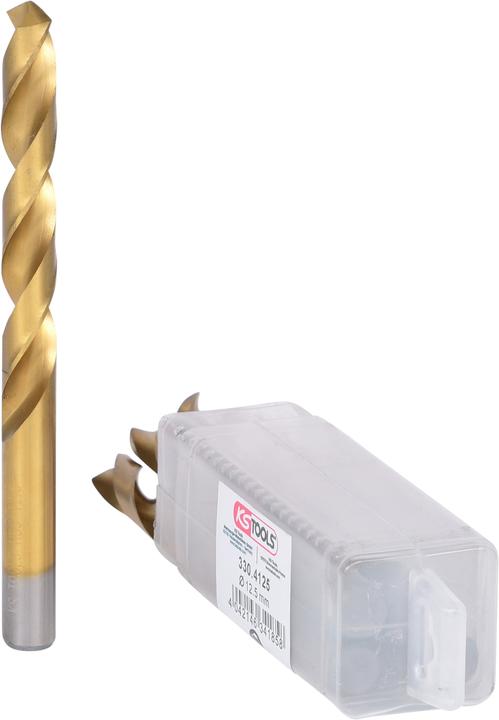 Produktbild KS Tools HSS TiN Spiralbohrer (12.5 Millimeter)