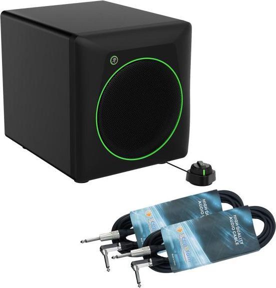Mackie Subwoofer CR8SBT aktiver Bluetooth-Subwoofer mit 2x Klinkenkabel (Subwoofer aktiv)