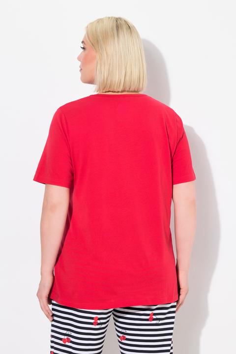 Produktbild Ulla Popken Pyjamashirt, Herzen, Halbarm (50, 52)