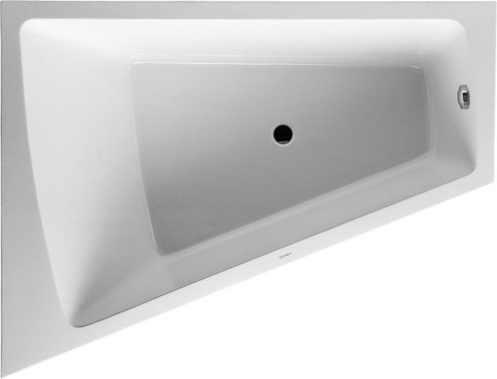 Duravit Badewanne PAIOVA 1700x1300mm, 1 Rückenschräge links weiss (225 l, 170 cm, 130 cm)