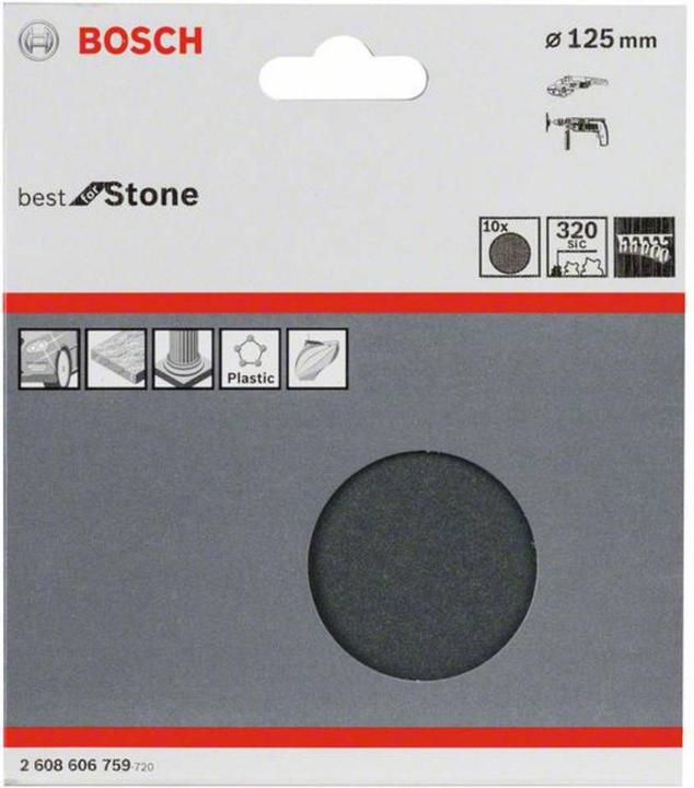 Produktbild Bosch Professional Zubehör PRO F355 Schleifblatt, 125 mm, G320 (320)