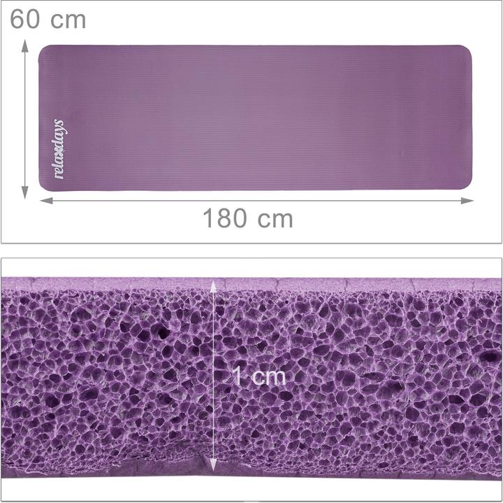 Actual product image Relaxdays Yogamatte (10 mm)